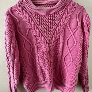 Pink Cotton Sweater